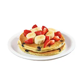 Double Berry Banana Pancakes