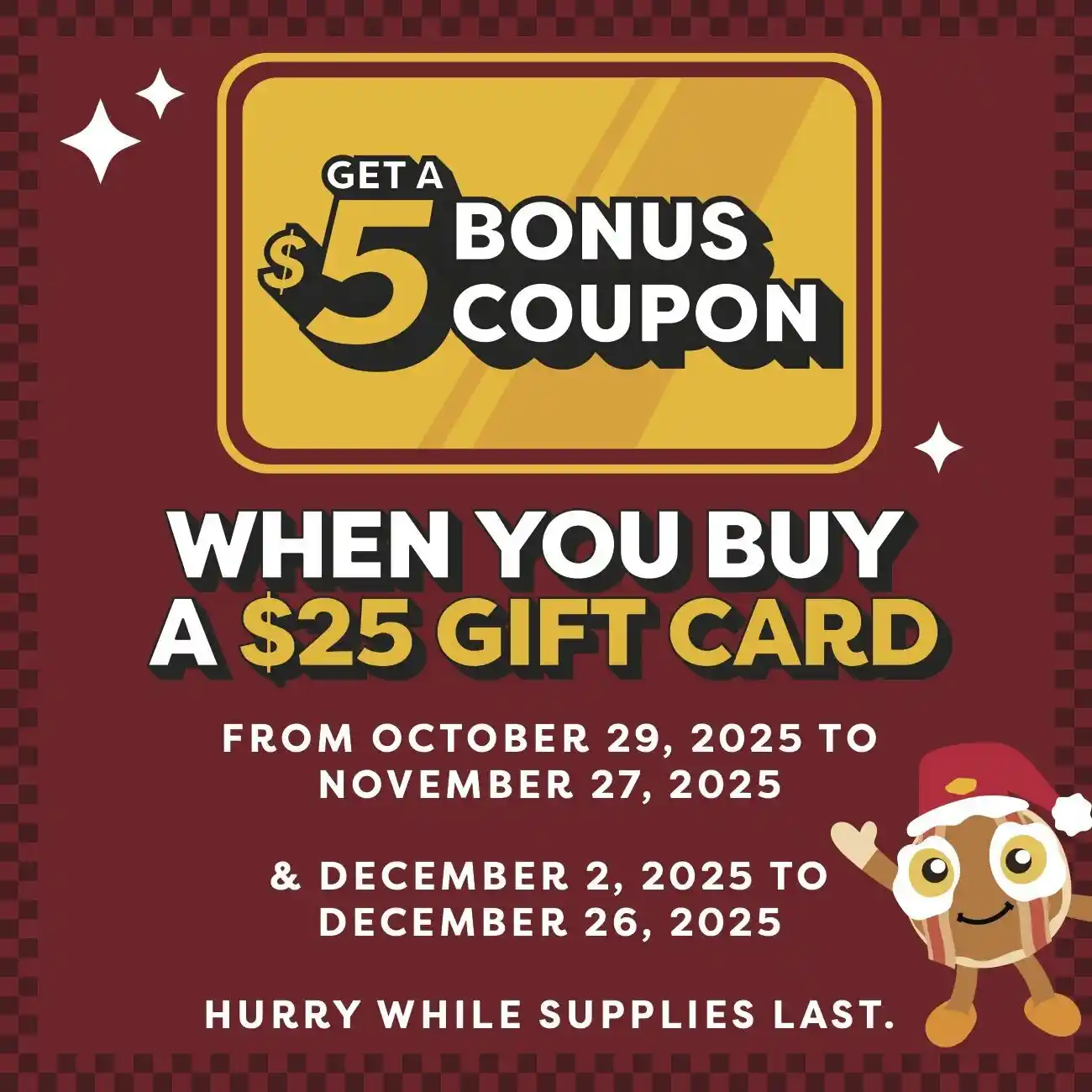 Holiday Gift Card Promo