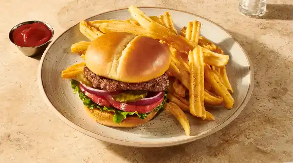 Homepage 136 Calssic Burger With Fries