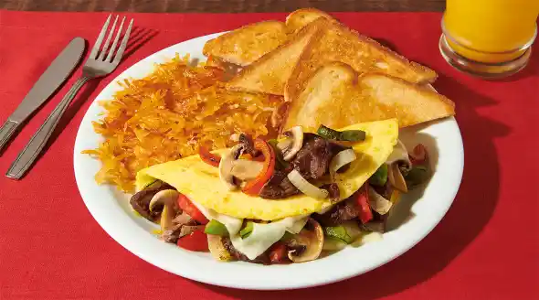 Homepage 67 Philly Cheesesteak Omelette