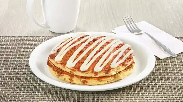 Homepage 55 Stack of Cinnamon Roll Pancakes