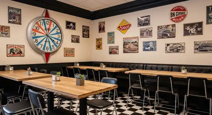 Dennys restaurant interior 1